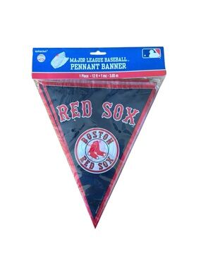Amscan MLB Boston Red Sox Pennant Banner 12 foot